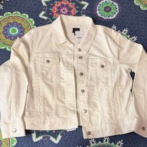 J. Crew Off-White Denim Jacket